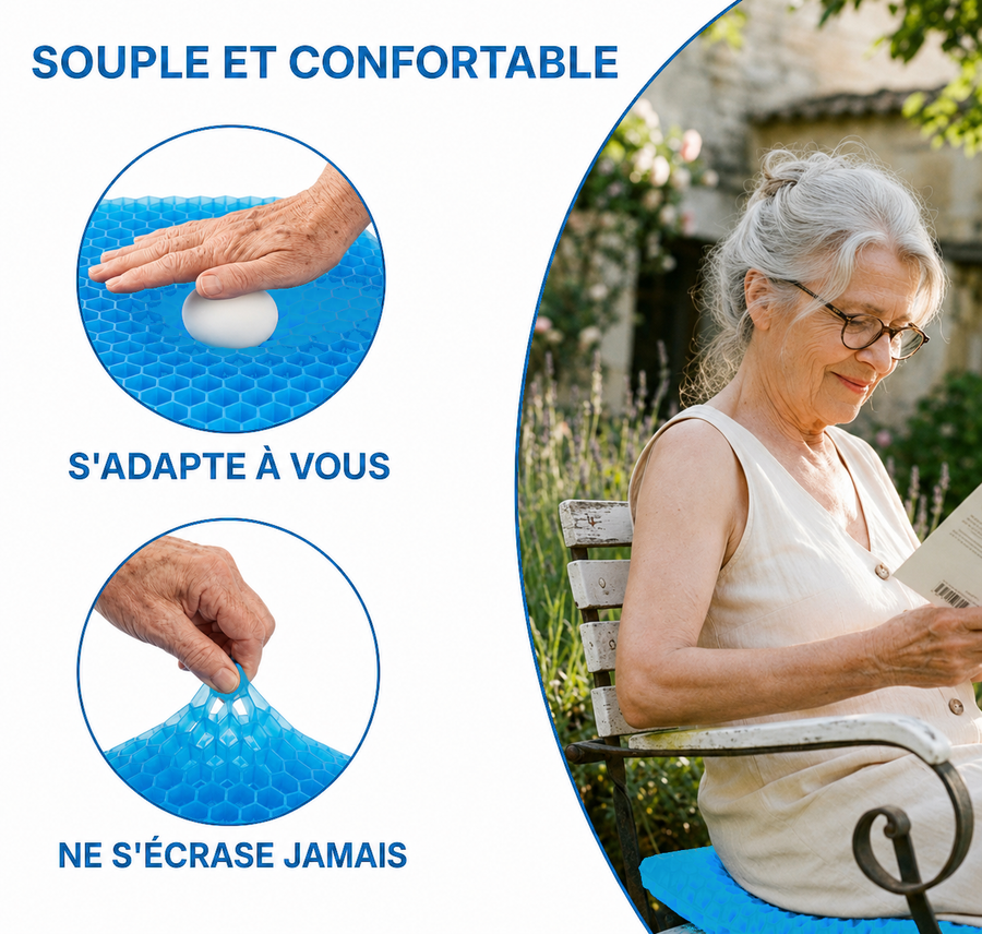 Coussin ergonomique en gel MyErgoPure - vue 5