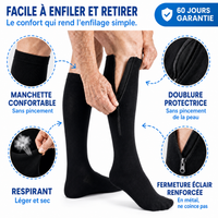 Bas de Contention Zippés MyErgoPure - vue 3